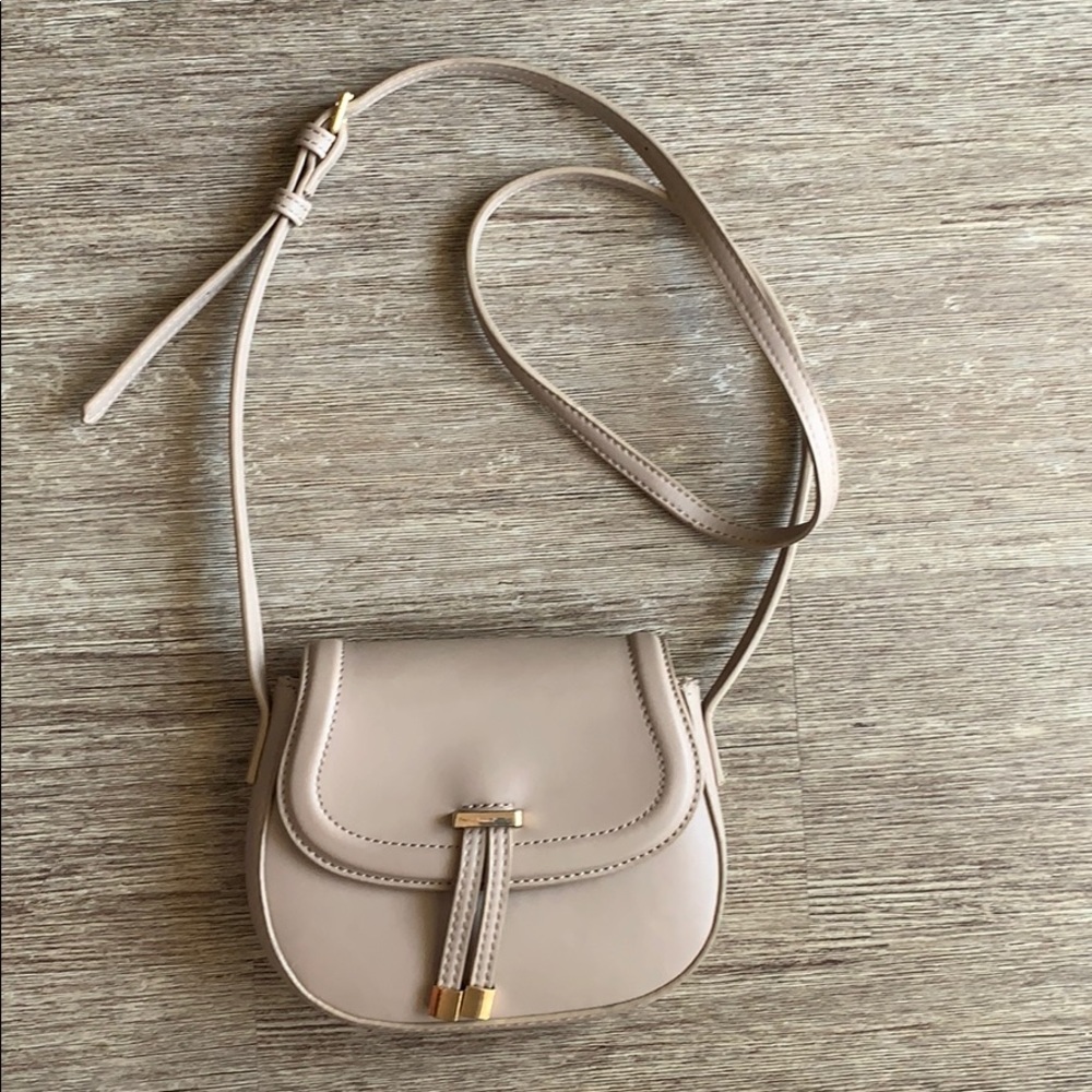 Beige Over the Shoulder Purse